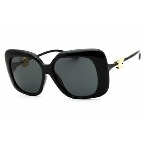 NWT Versace VE4499U Black Oversized 57mm Sunglasses
